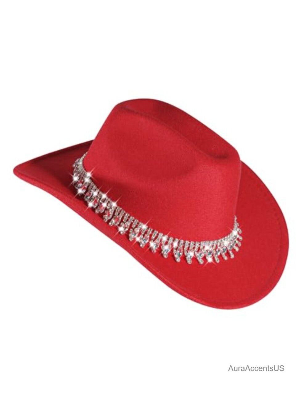 Rhinestone Cowboy Hat Womens Sparkly Western Glitter Rodeo Festival Hat